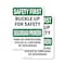 Signmission Safety Culture Sign, 7 in Width, Vinyl Decal, Rectangle, Bilingual OS-2PACK-SF-D-710-L-10745 - alternate 1